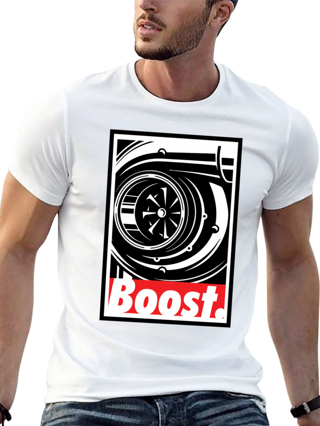 Boost Turbo T-Shirt - Black Graphic Tee