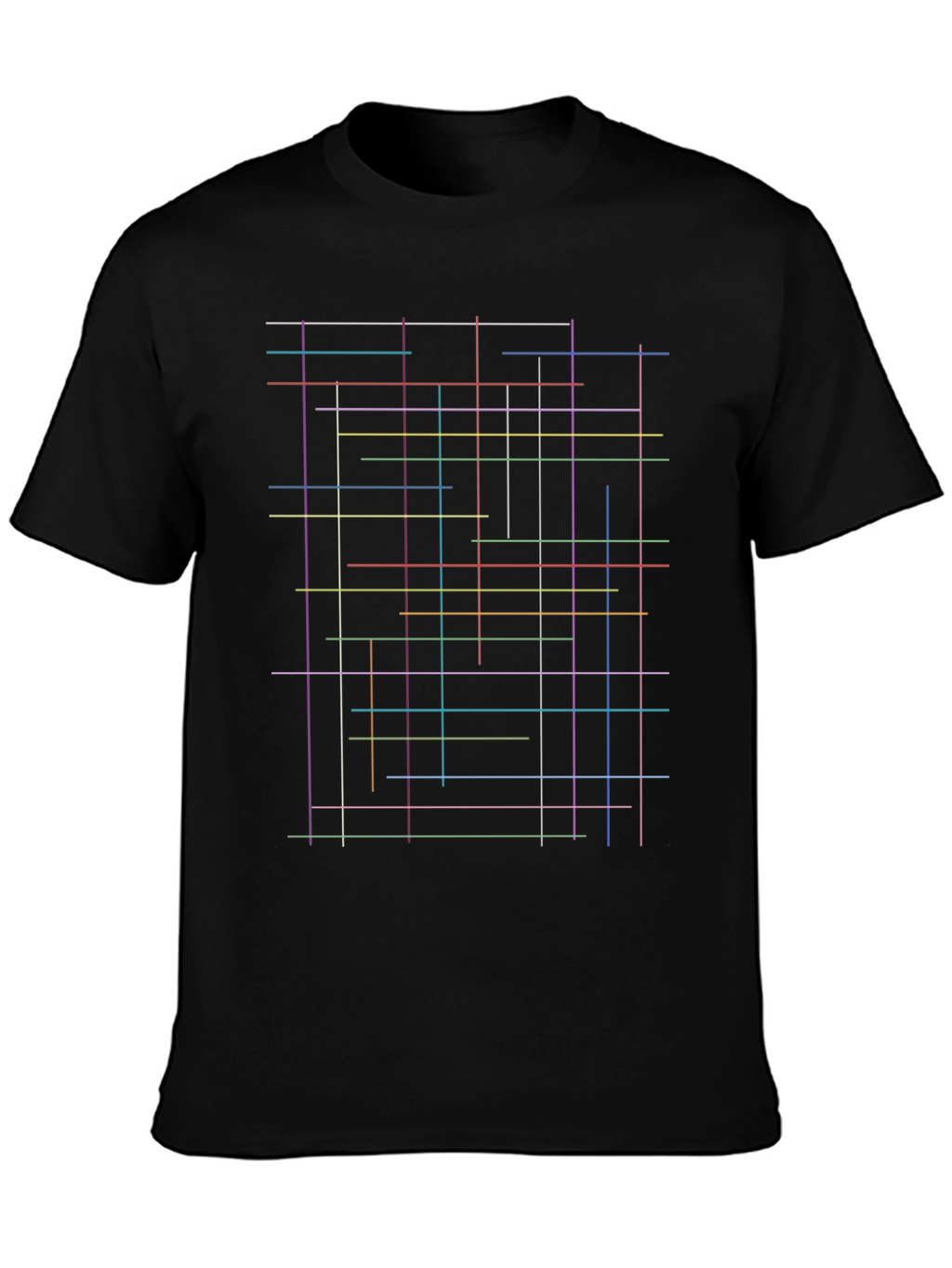 Abstract Line Art T-Shirt - Modern Graphic Tee