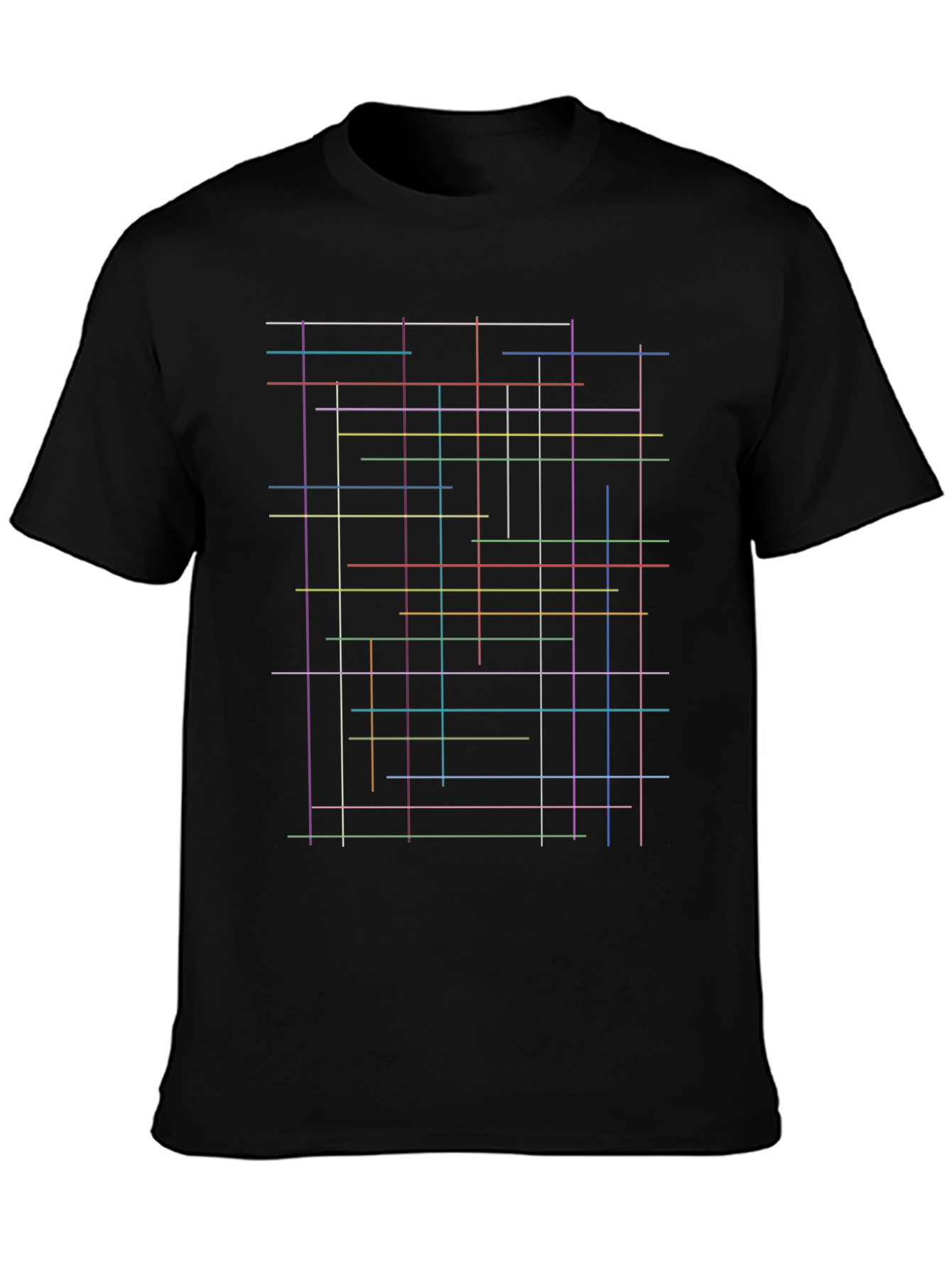 Abstract Line Art T-Shirt - Modern Graphic Tee
