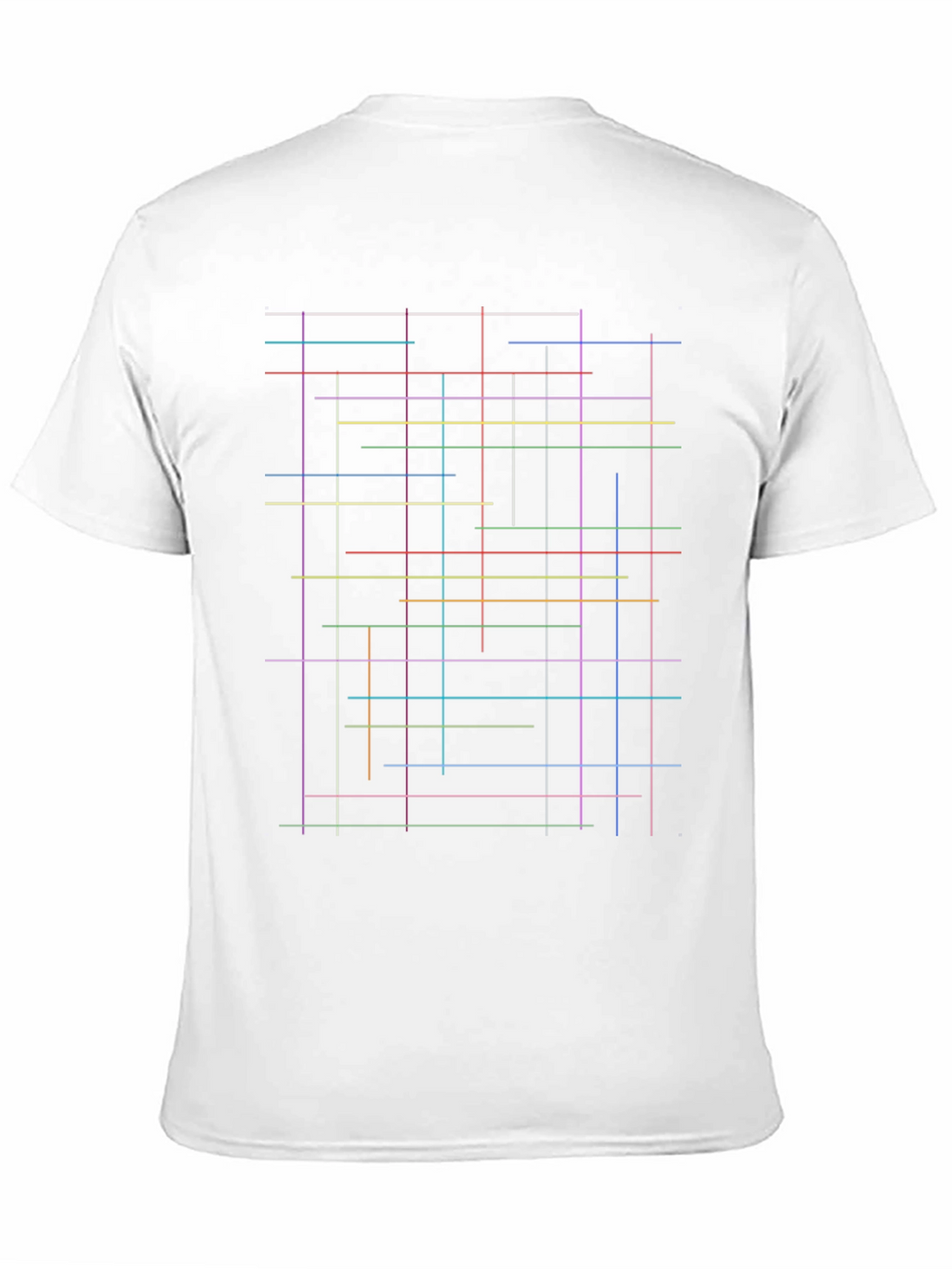 Abstract Line Art T-Shirt - Modern Graphic Tee