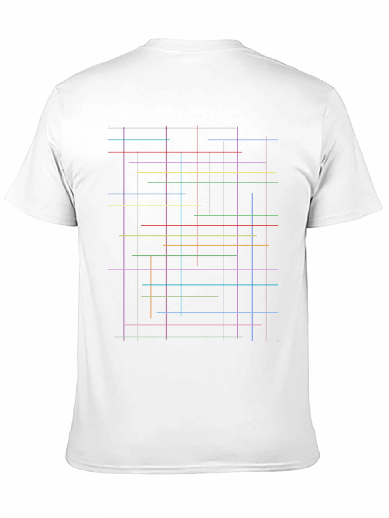 Abstract Line Art T-Shirt - Modern Graphic Tee