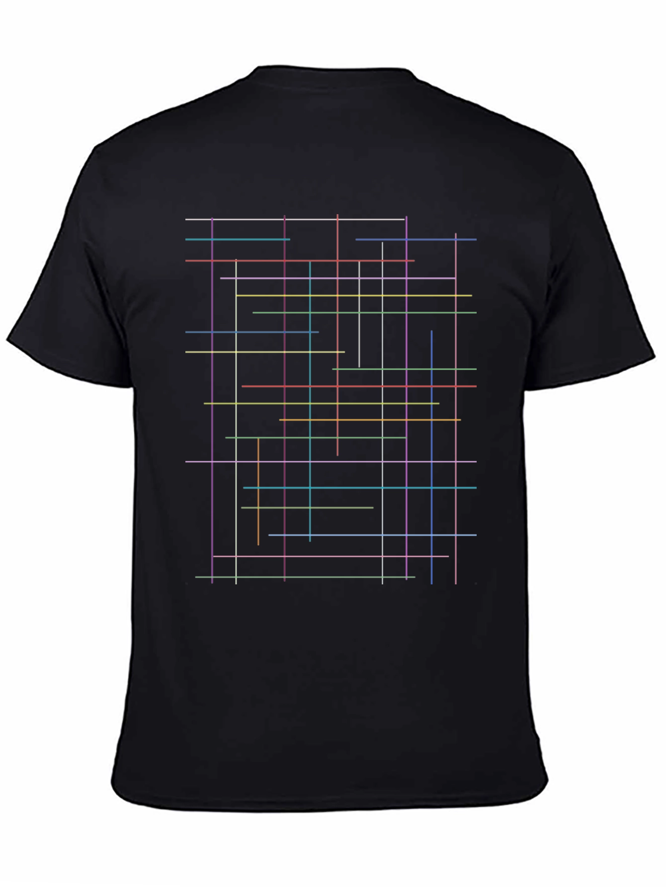 Abstract Line Art T-Shirt - Modern Graphic Tee