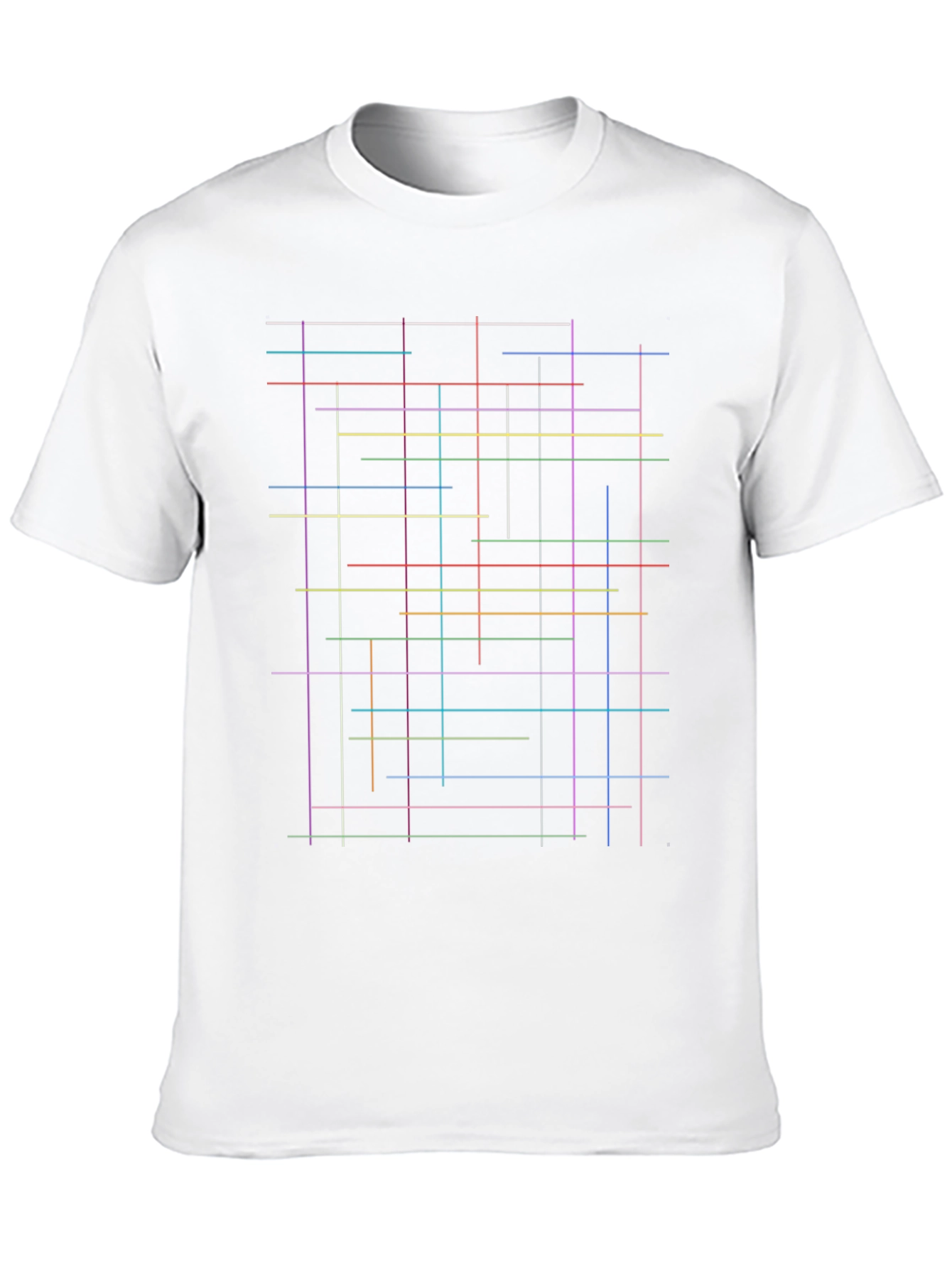 Abstract Line Art T-Shirt - Modern Graphic Tee