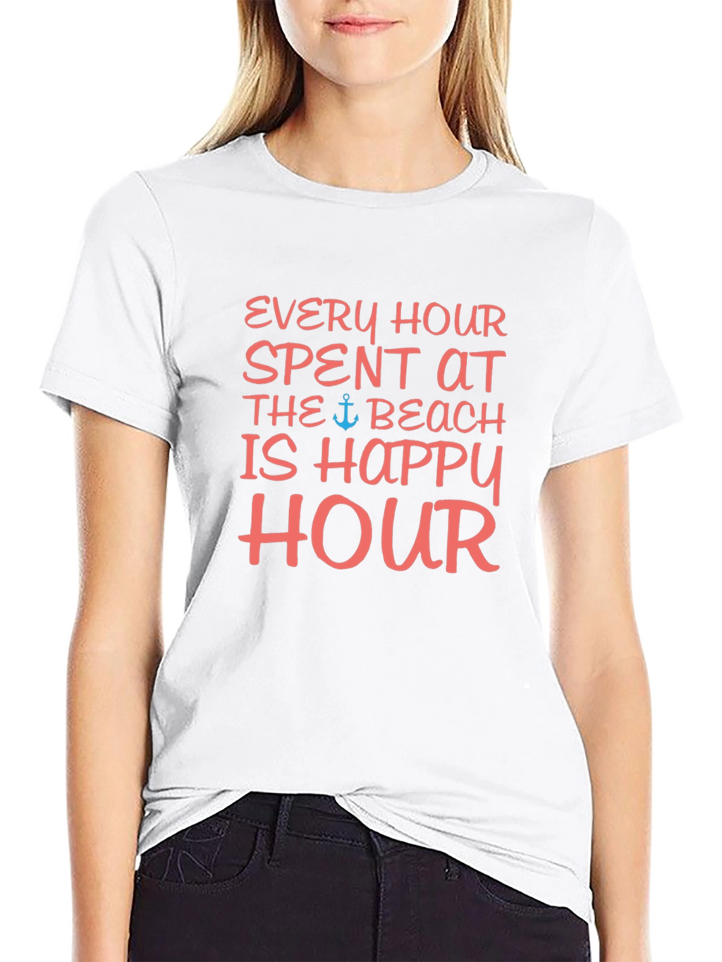 Beach Happy Hour Graphic T-Shirt