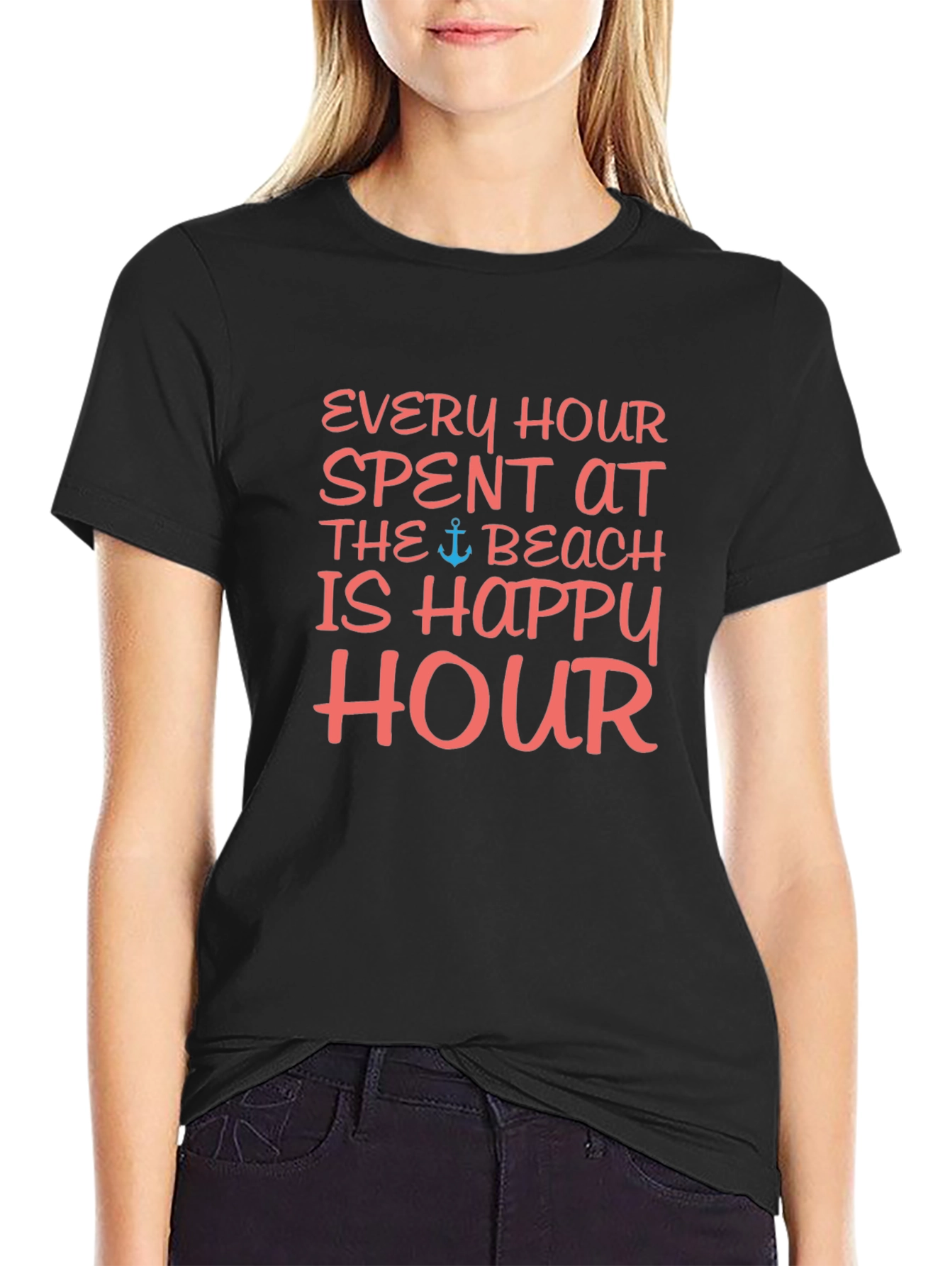 Beach Happy Hour Graphic T-Shirt