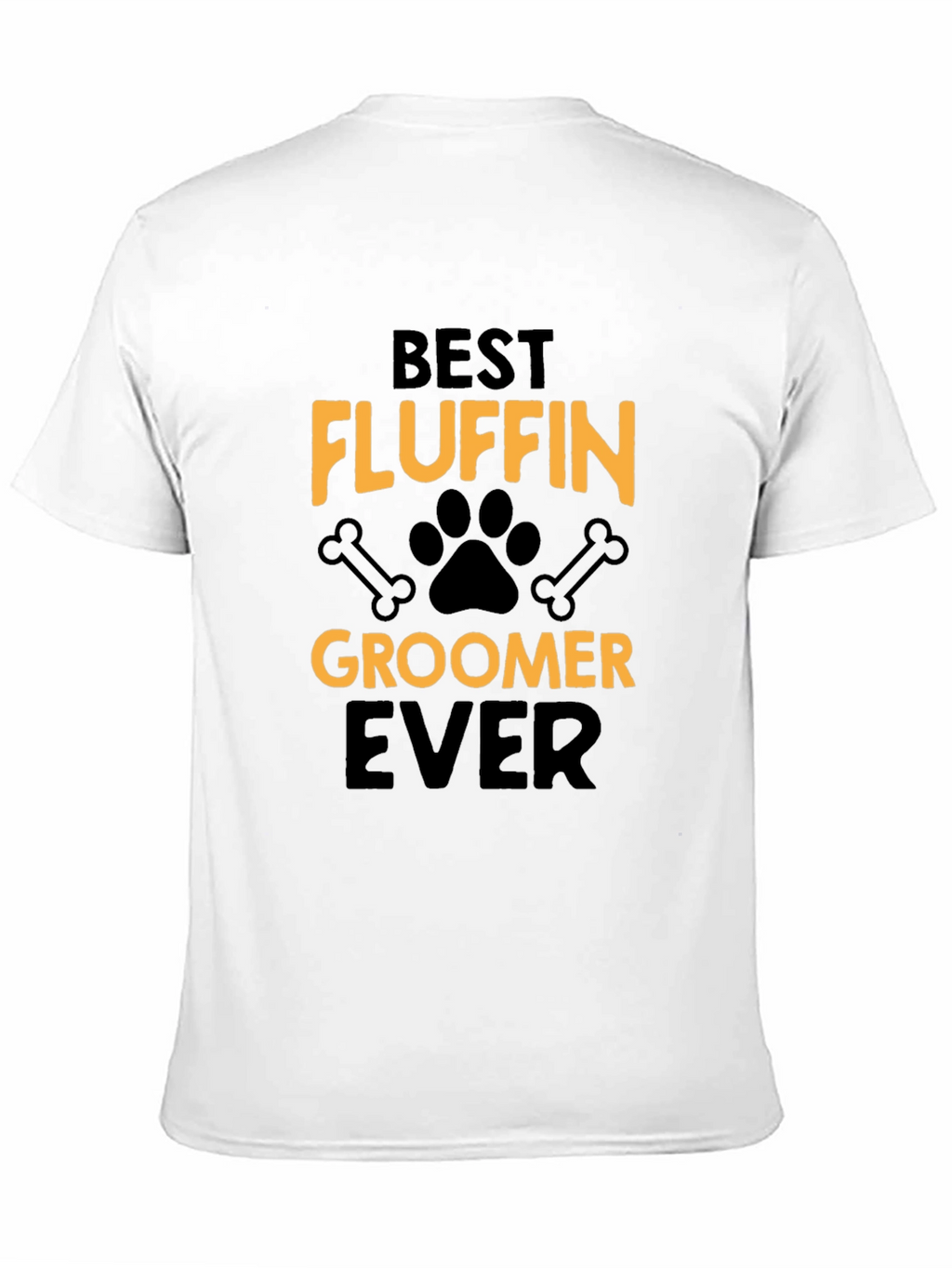 Best Fluffin Groomer Ever Black T-Shirt
