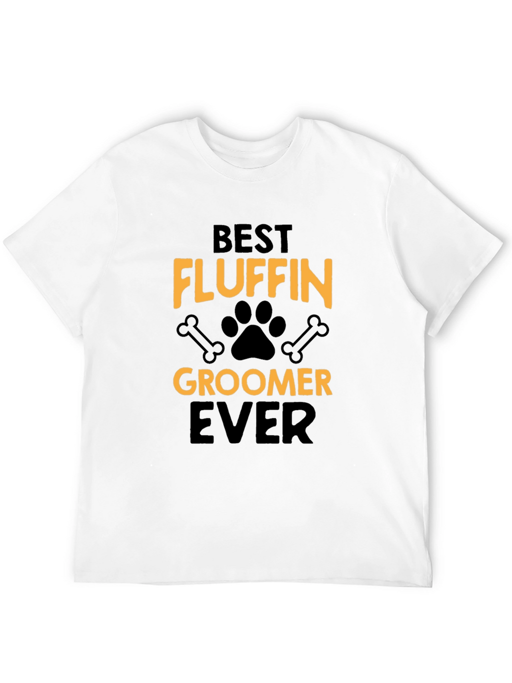Best Fluffin Groomer Ever Black T-Shirt