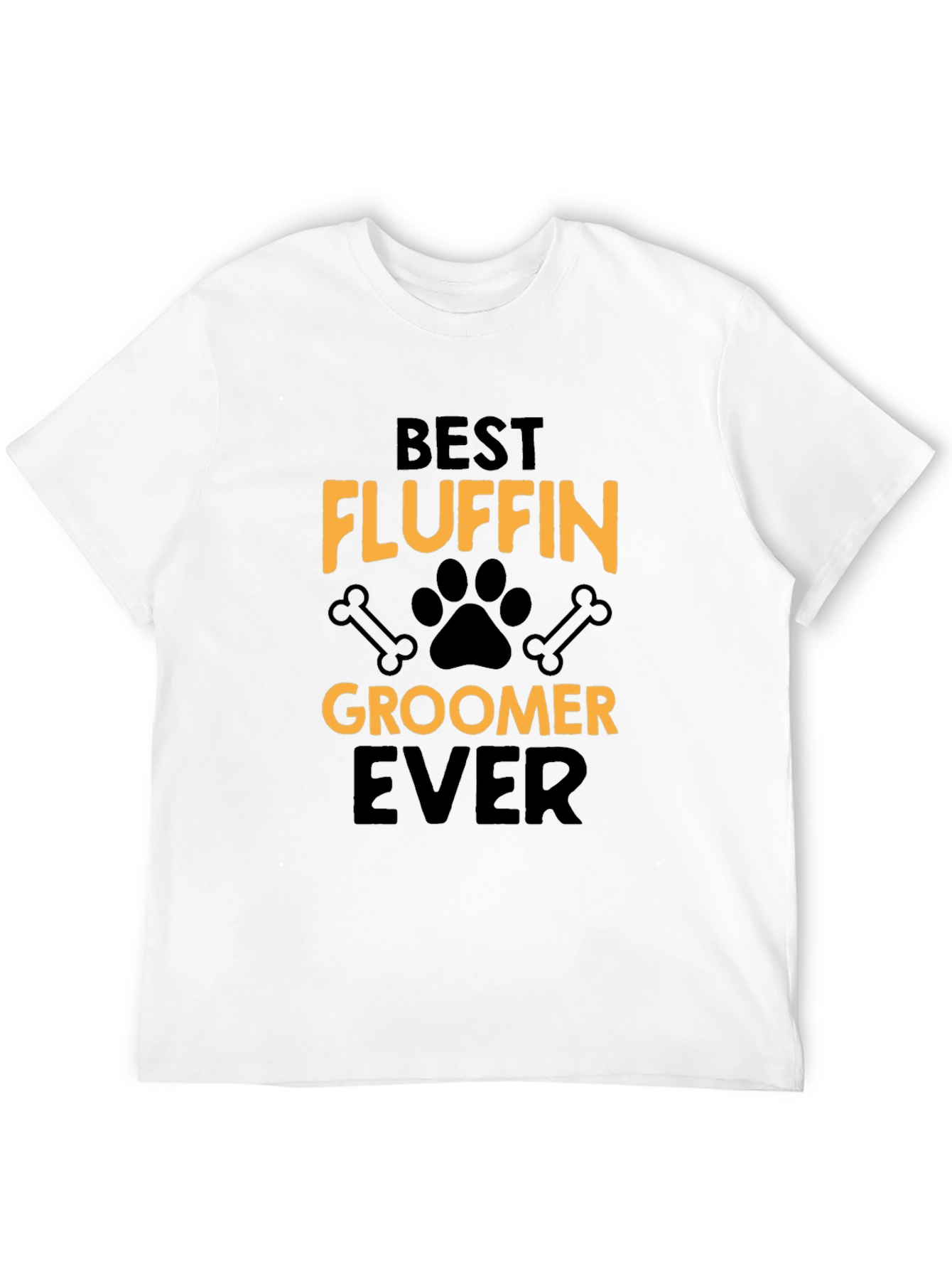 Best Fluffin Groomer Ever Black T-Shirt