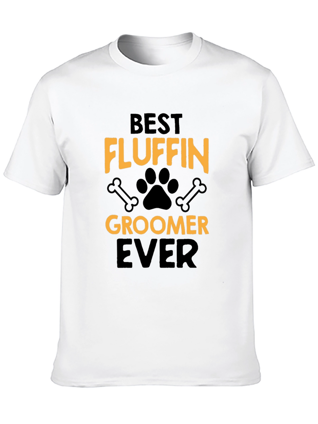 Best Fluffin Groomer Ever Black T-Shirt