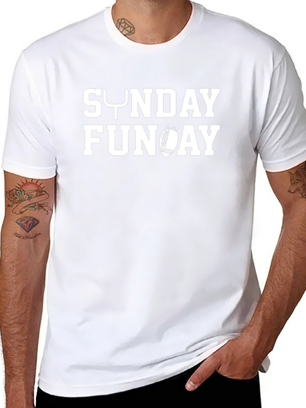 Sunday Funday Football Graphic Tee - Casual Style