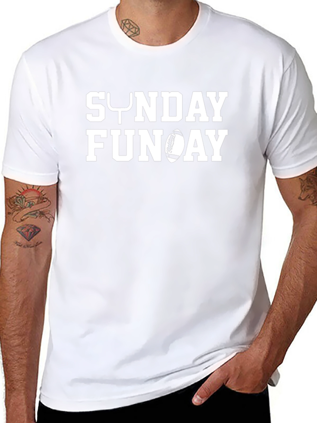 Sunday Funday Football Graphic Tee - Casual Style
