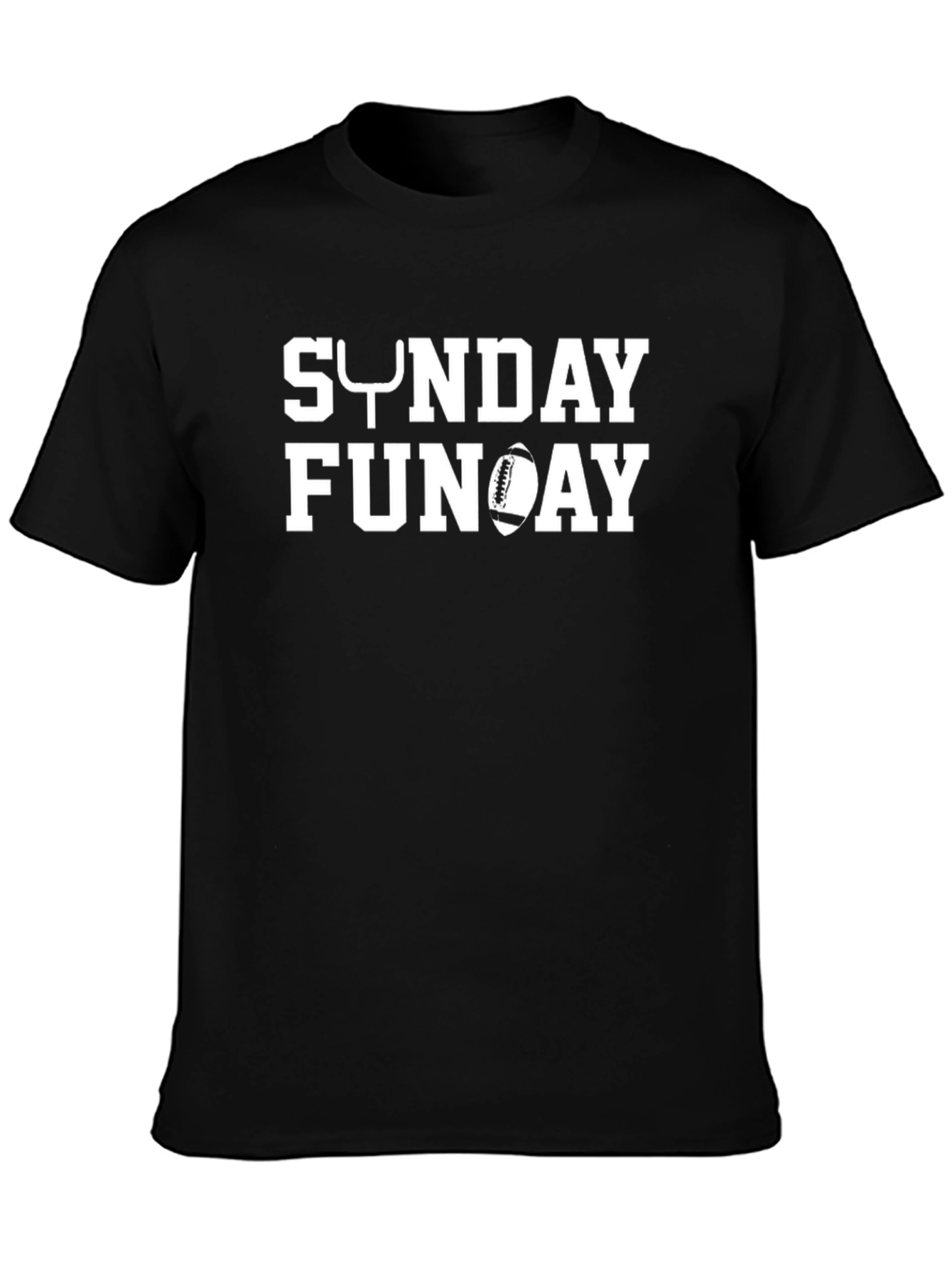 Sunday Funday Football Graphic Tee - Casual Style