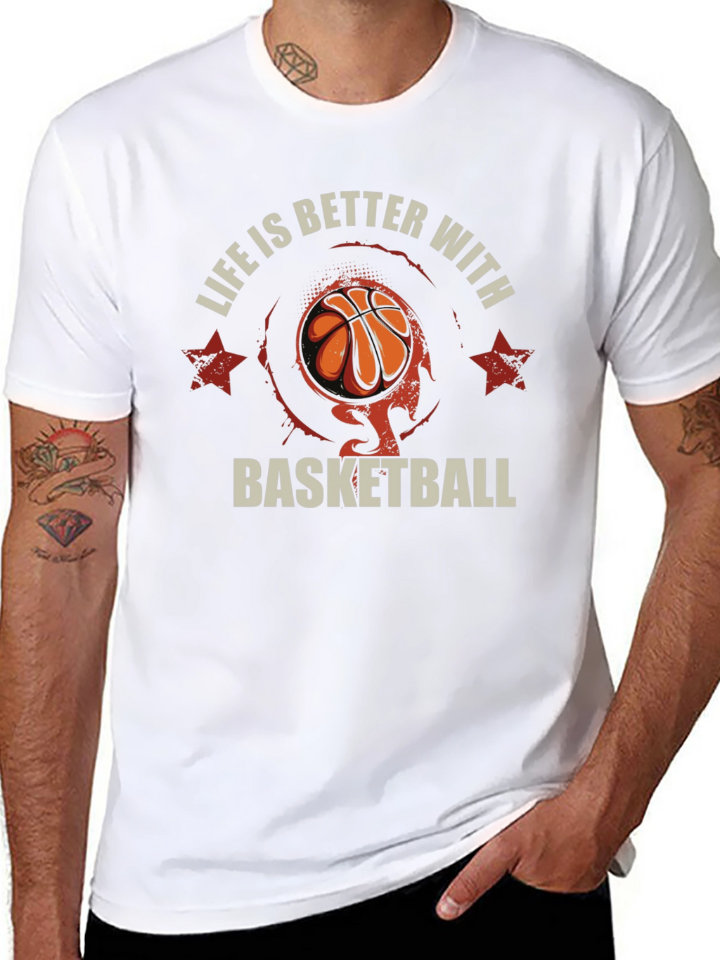 Basketball Graphic T-Shirt