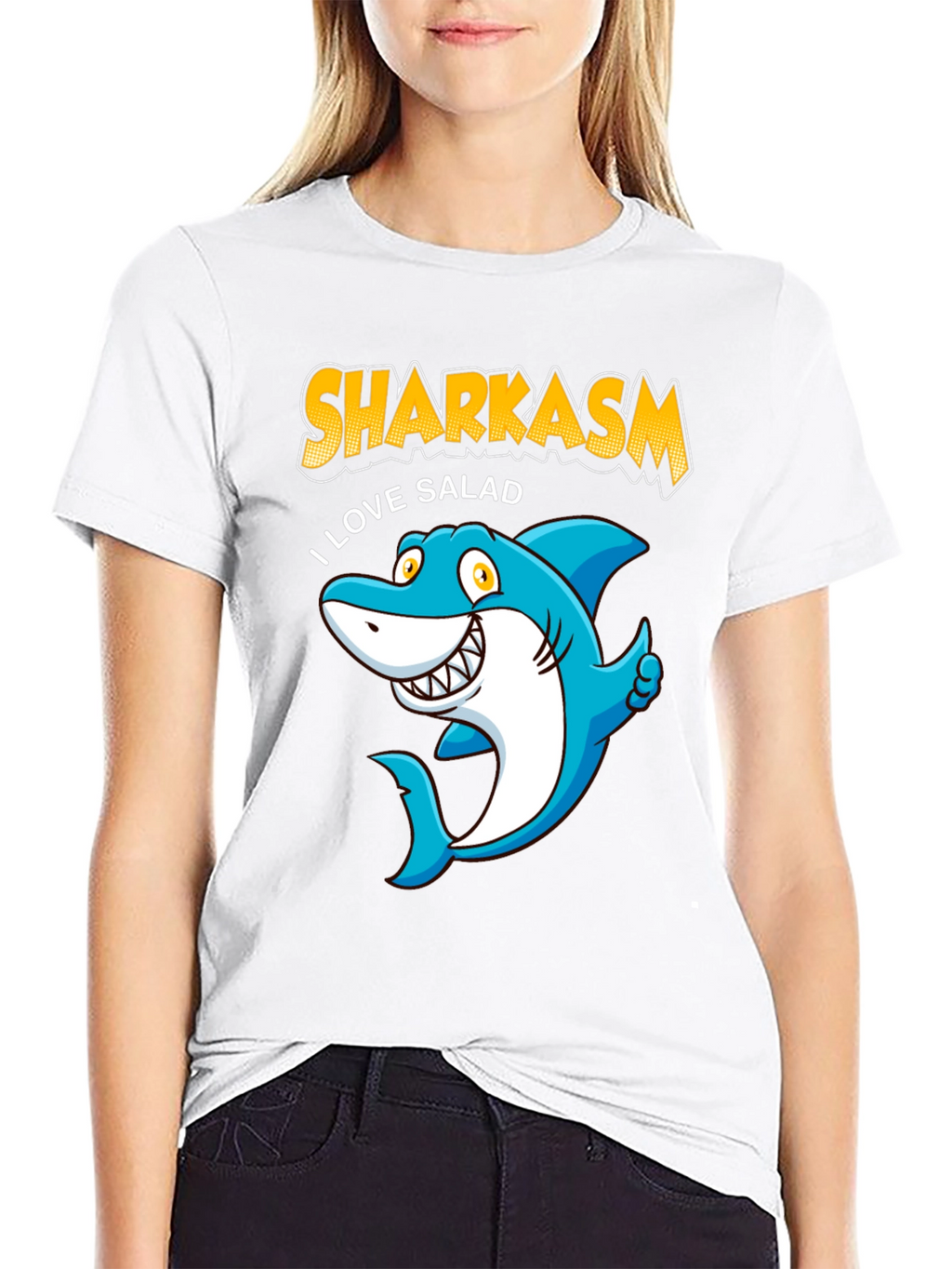 Sharkasm I Love Salad T-Shirt