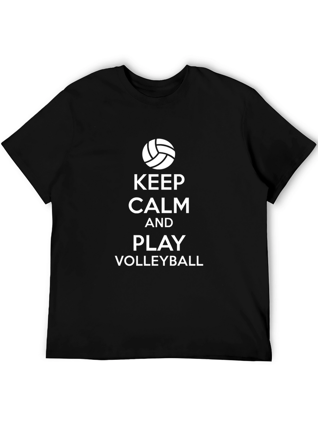 Keep Calm and Play Volleyball Graphic Tee