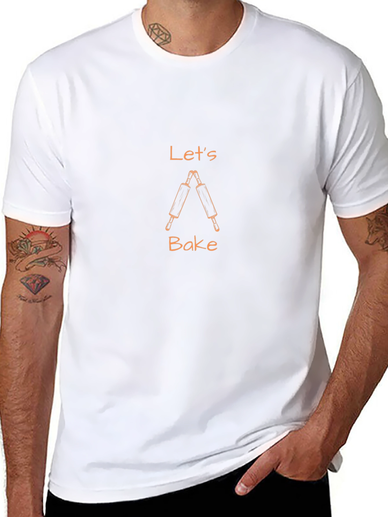 Lets Bake T-Shirt - Chef Baker Apparel