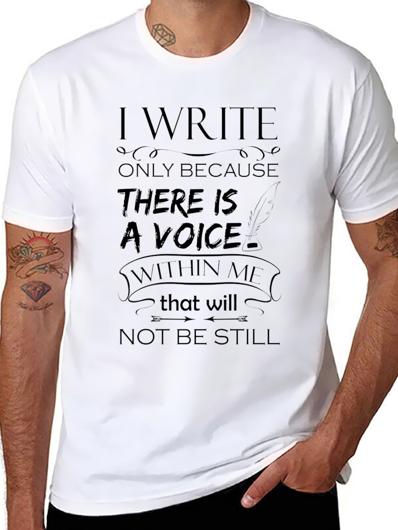 I Write T-Shirt - Express Yourself