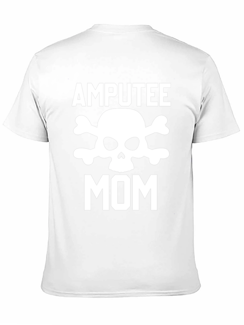 Amputee Mom Skull T-Shirt