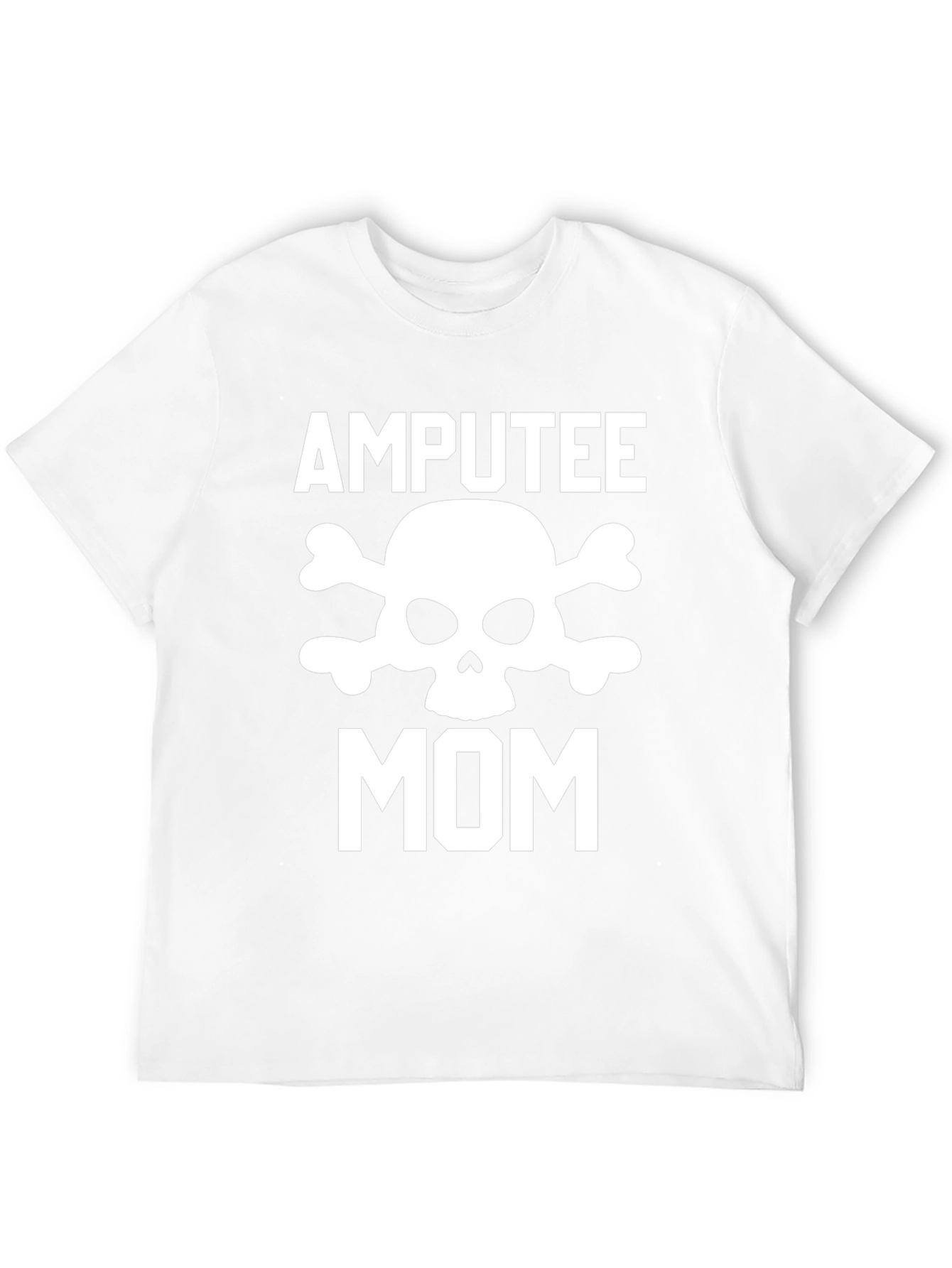 Amputee Mom Skull T-Shirt