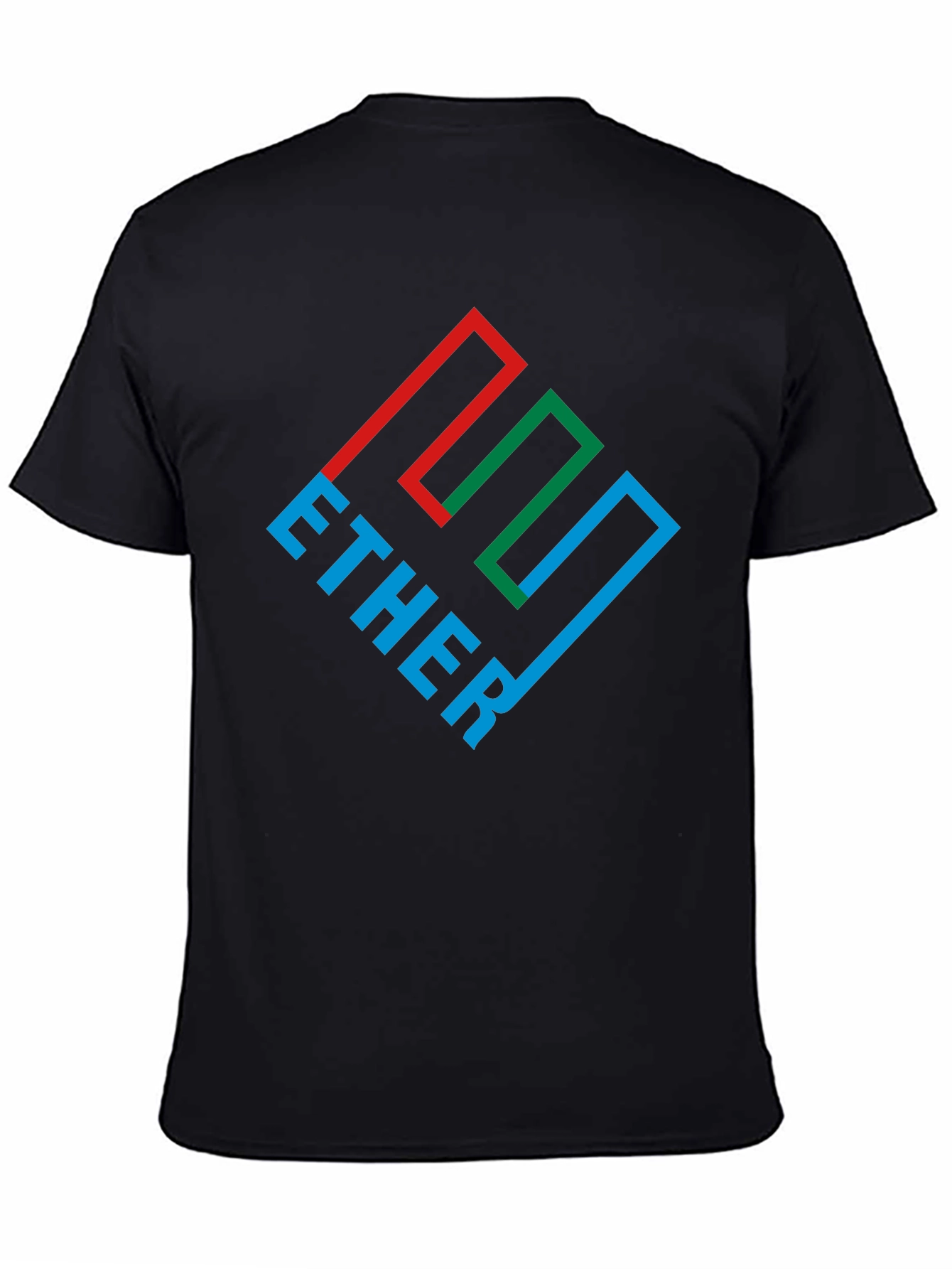 Ether Graphic Tee - Black Cotton Blend