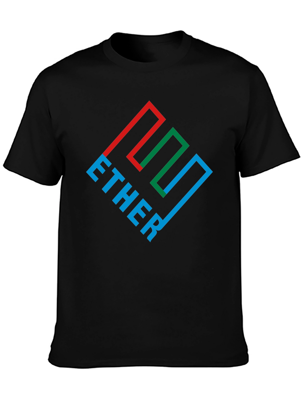 Ether Graphic Tee - Black Cotton Blend