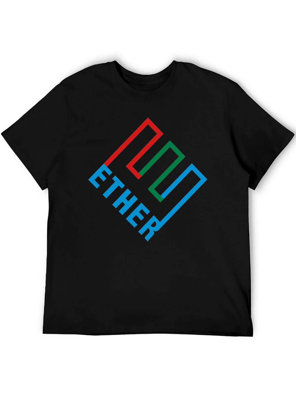 Ether Graphic Tee - Black Cotton Blend