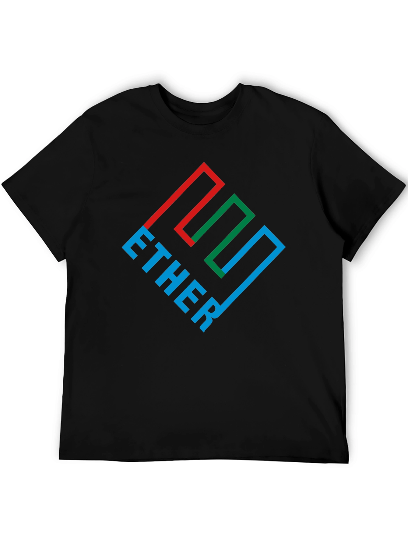 Ether Graphic Tee - Black Cotton Blend