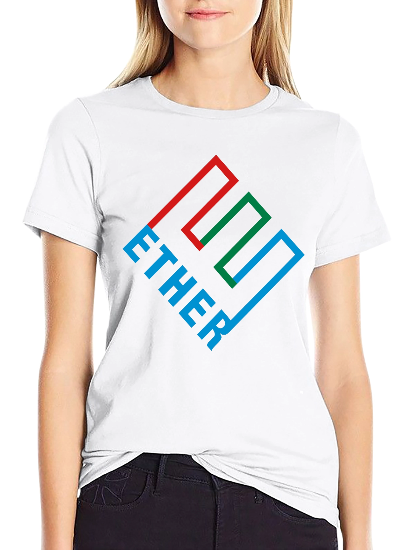 Ether Graphic Tee - Black Cotton Blend