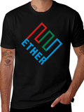 Ether Graphic Tee - Black Cotton Blend