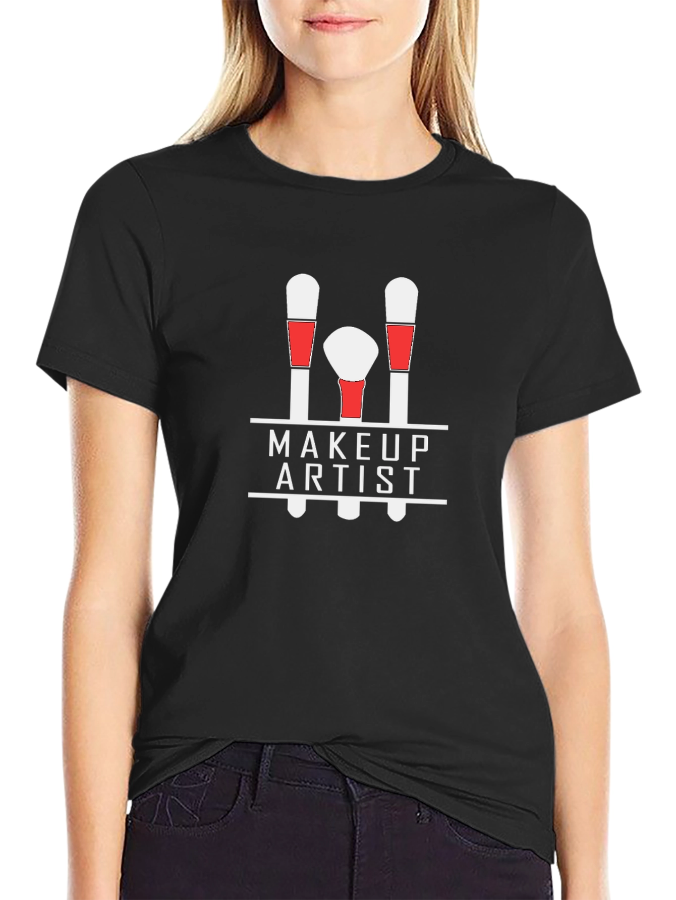 Makeup Artist Graphic T-Shirt - Stylish & Comfortable