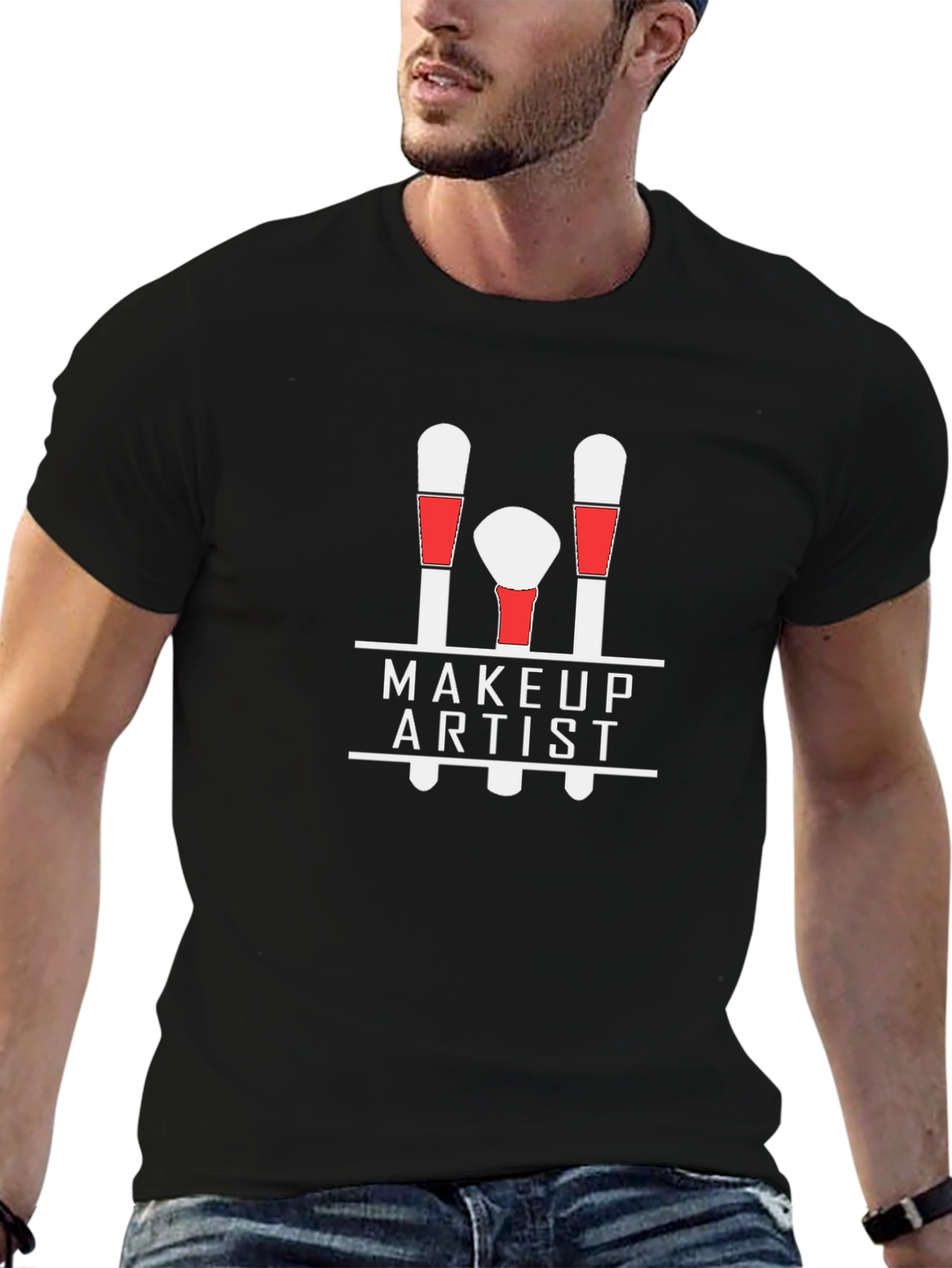 Makeup Artist Graphic T-Shirt - Stylish & Comfortable