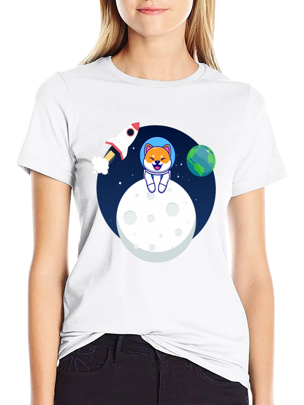 Shiba Inu Astronaut T-Shirt - To the Moon!