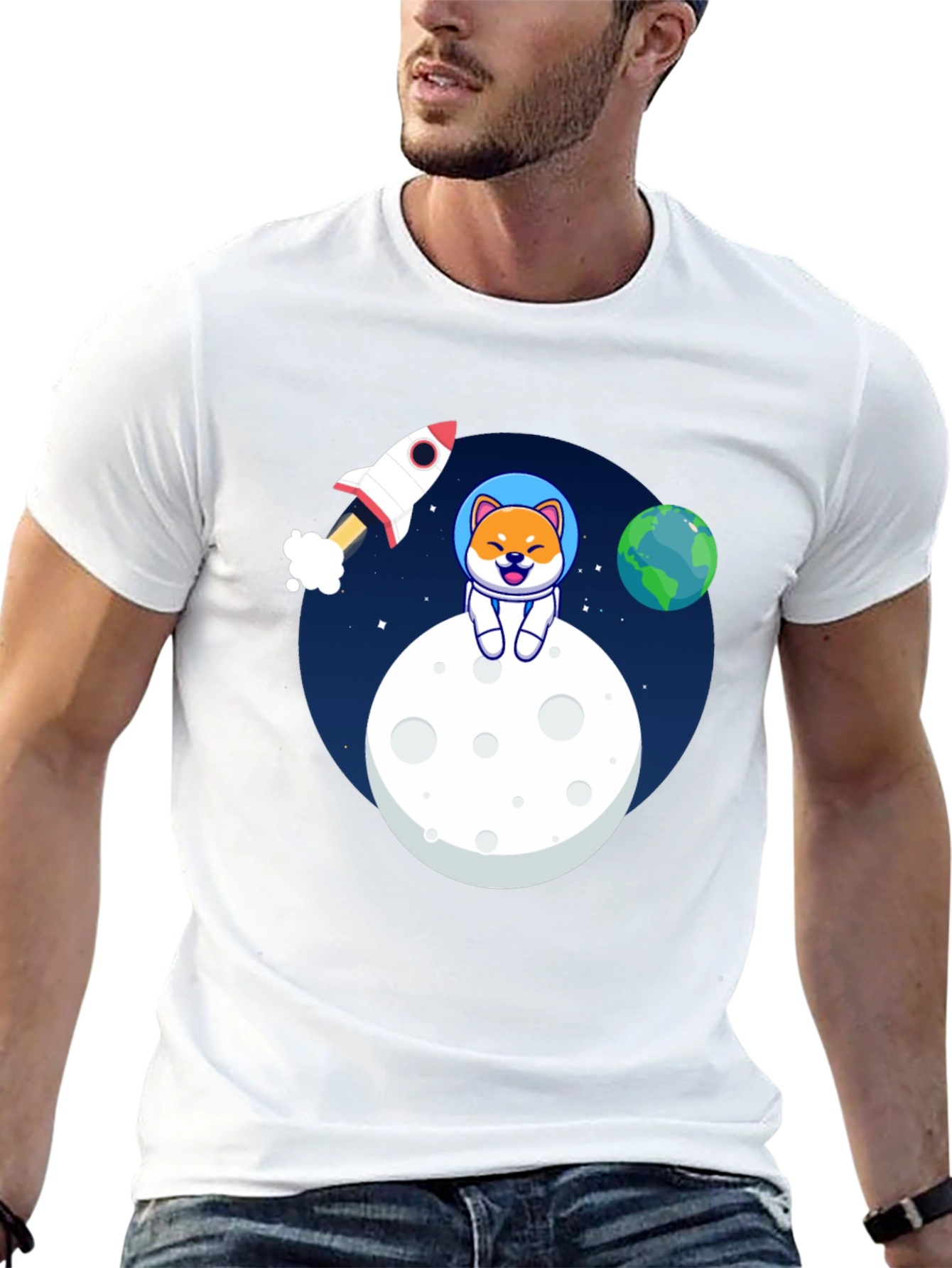 Shiba Inu Astronaut T-Shirt - To the Moon!