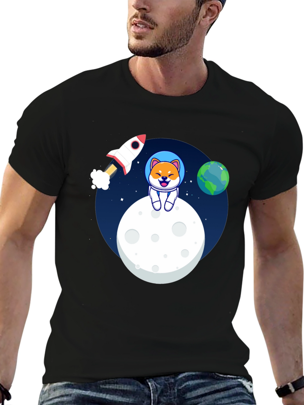 Shiba Inu Astronaut T-Shirt - To the Moon!