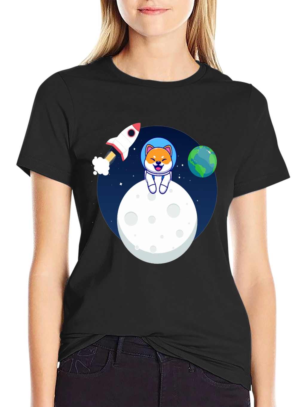 Shiba Inu Astronaut T-Shirt - To the Moon!