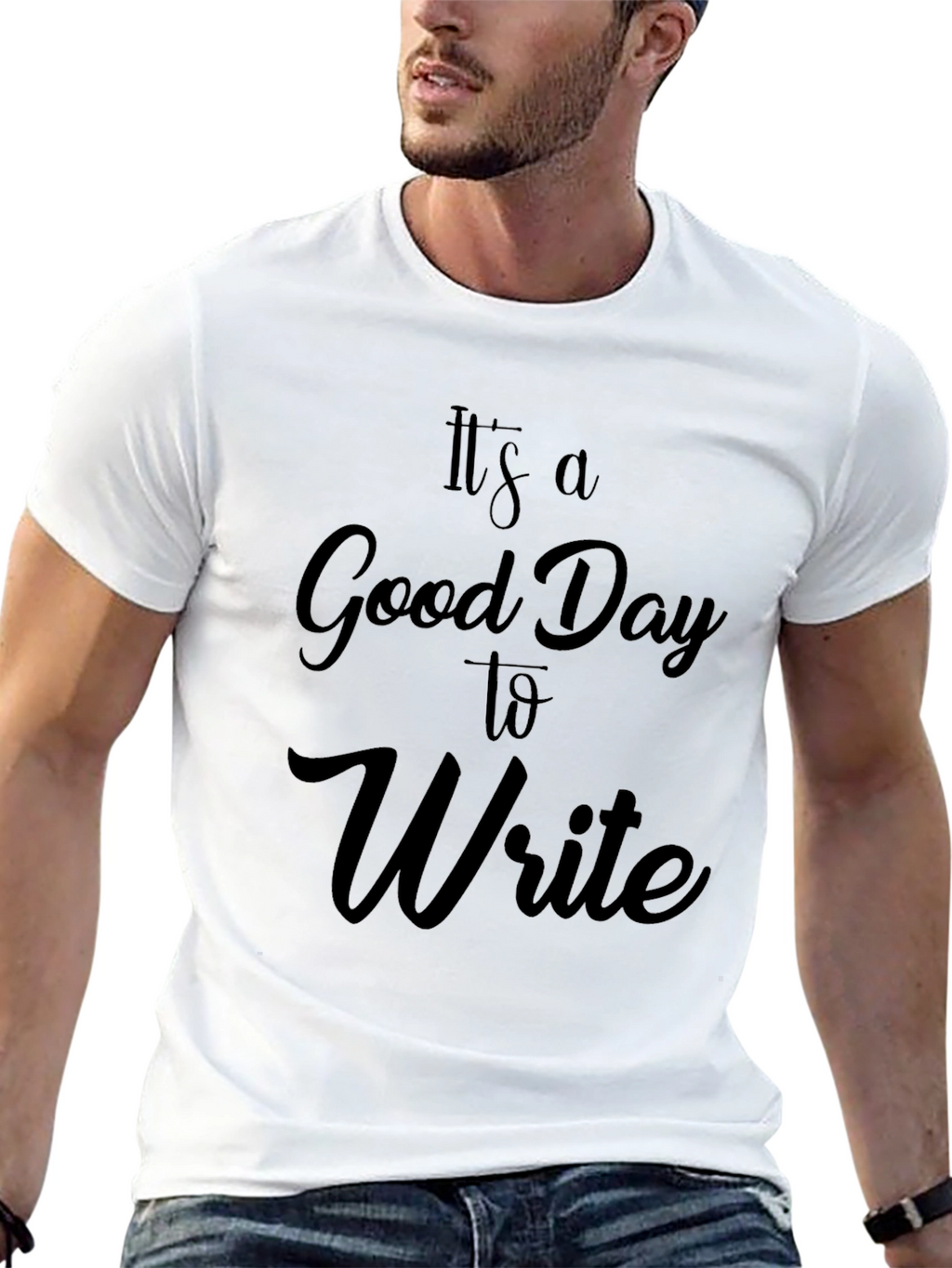 Its a Good Day to Write - Black T-Shirt