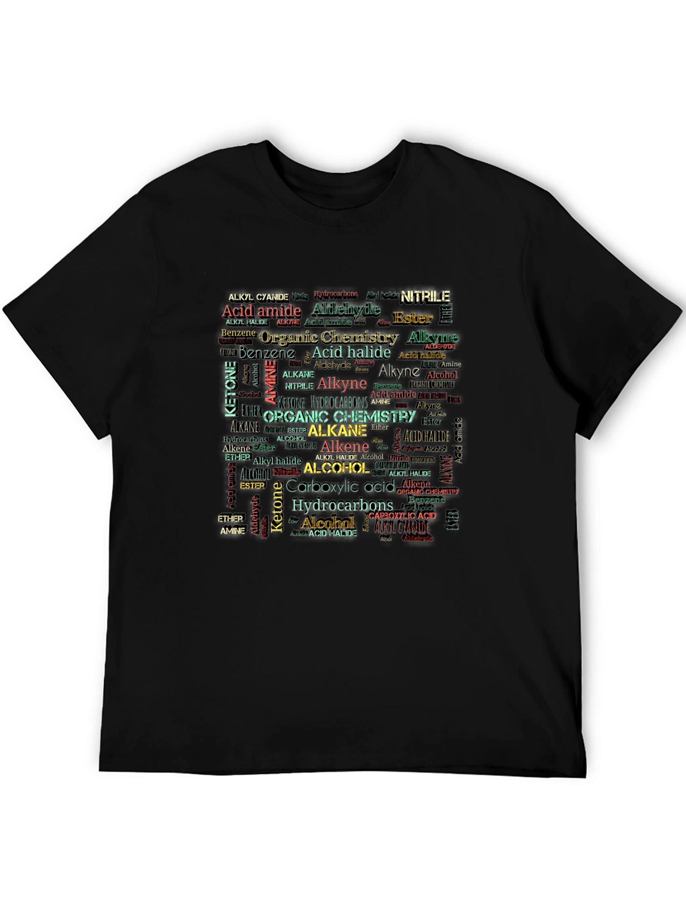 Organic Chemistry T-Shirt - Science Word Art Tee