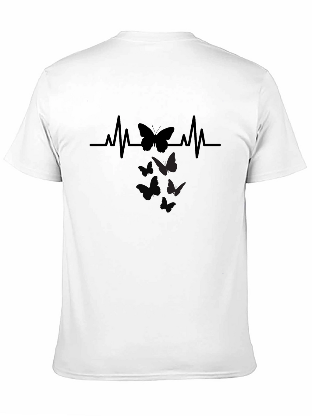 Butterfly Heartbeat Graphic T-Shirt