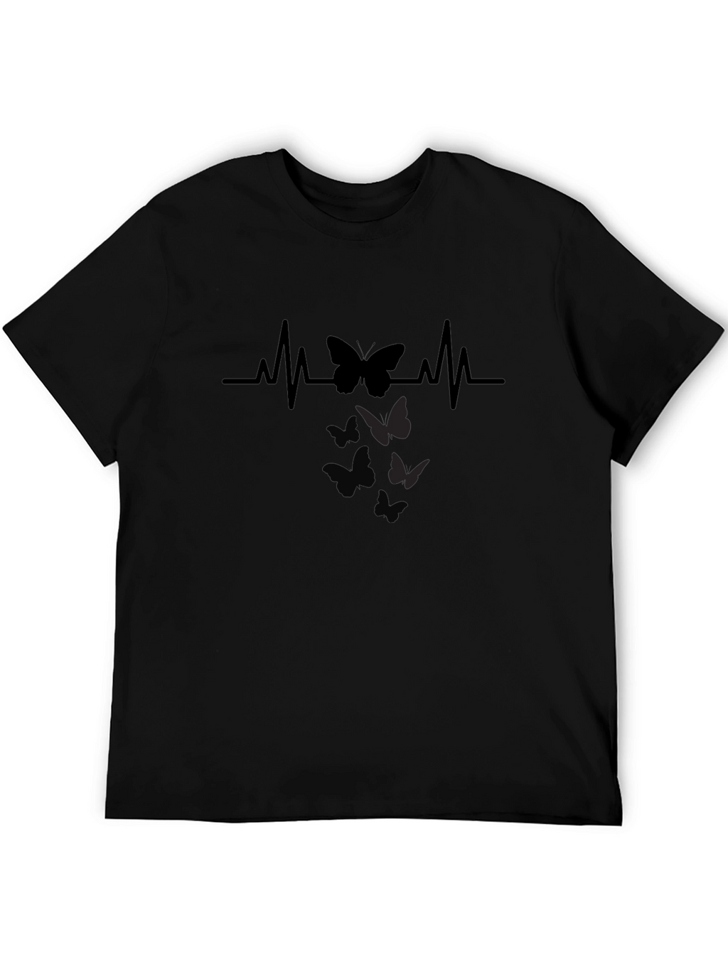 Butterfly Heartbeat Graphic T-Shirt