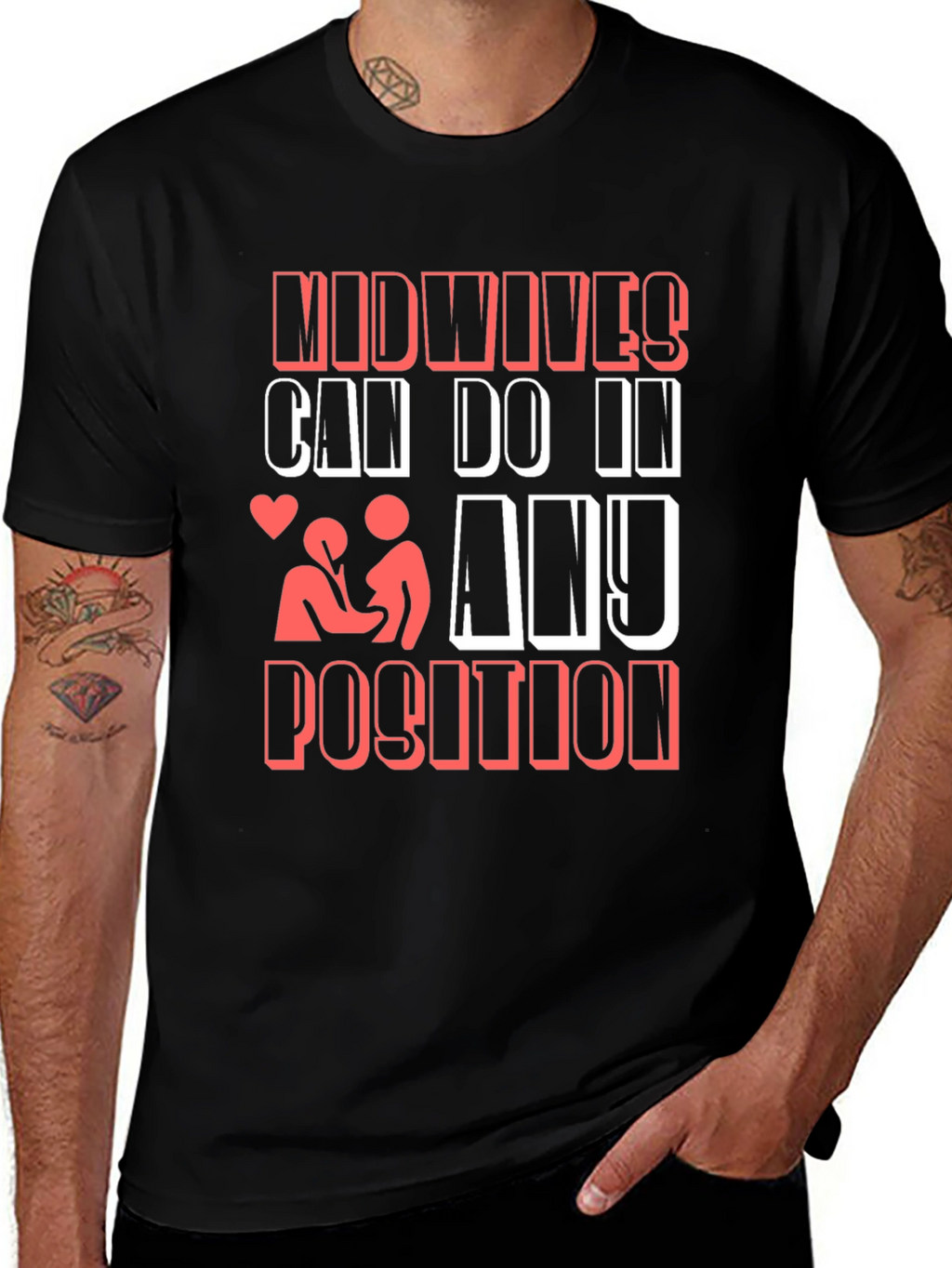 Midwives Can Do It T-Shirt Funny Maternity