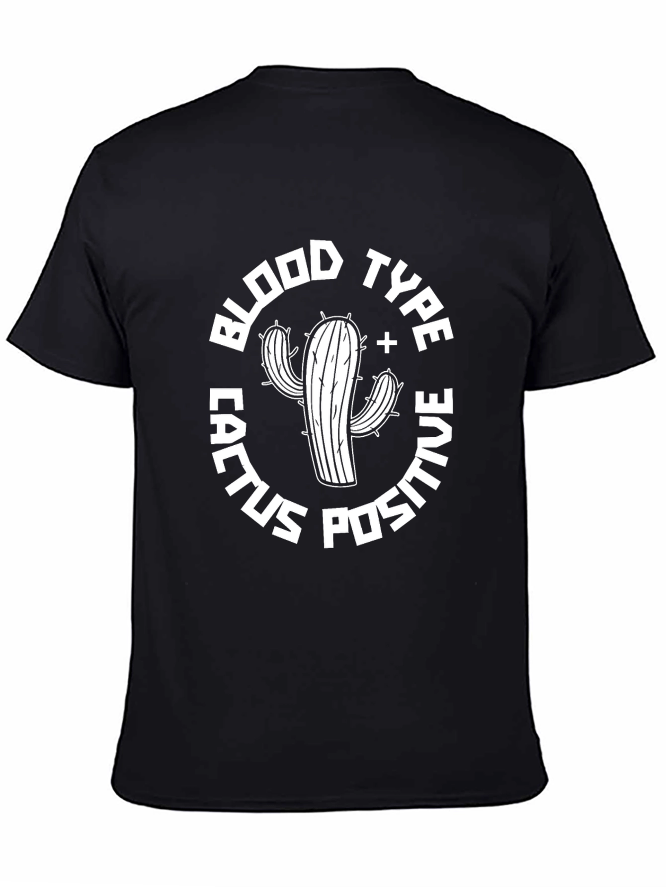 Cactus Positive Graphic Tee - Unique Statement Shirt