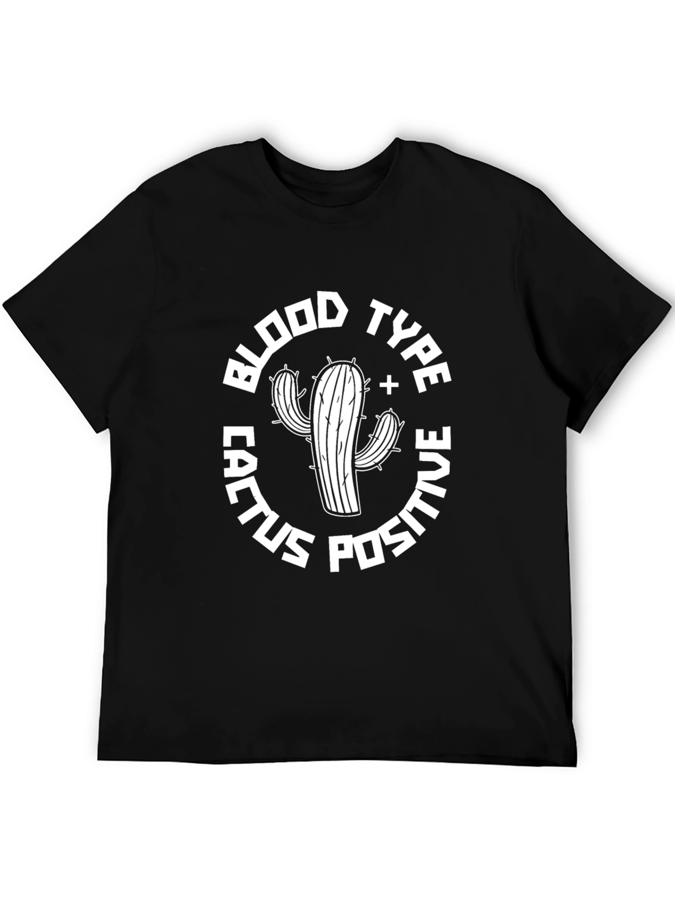 Cactus Positive Graphic Tee - Unique Statement Shirt