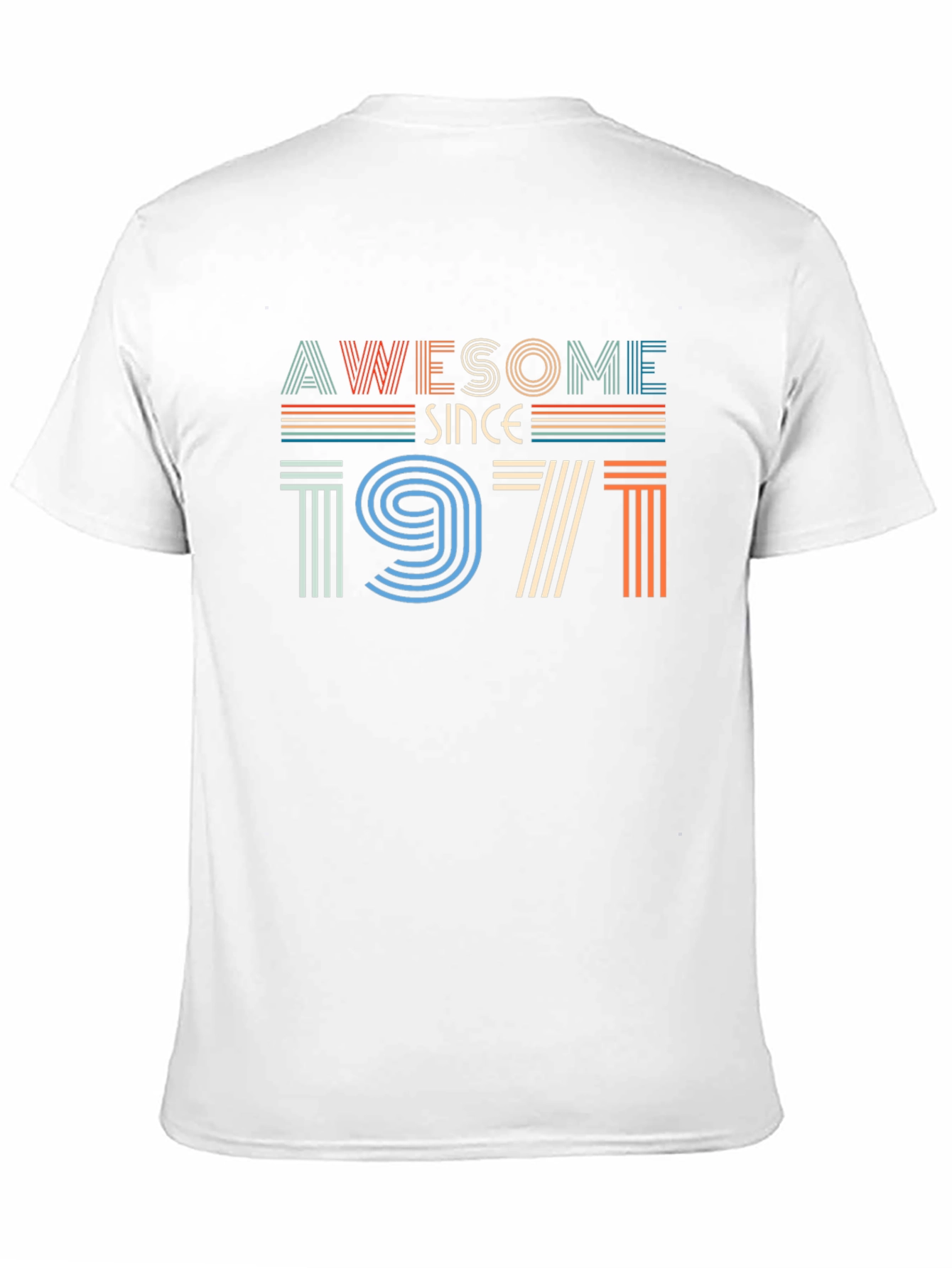 Awesome Since 1971 Retro Graphic T-Shirt
