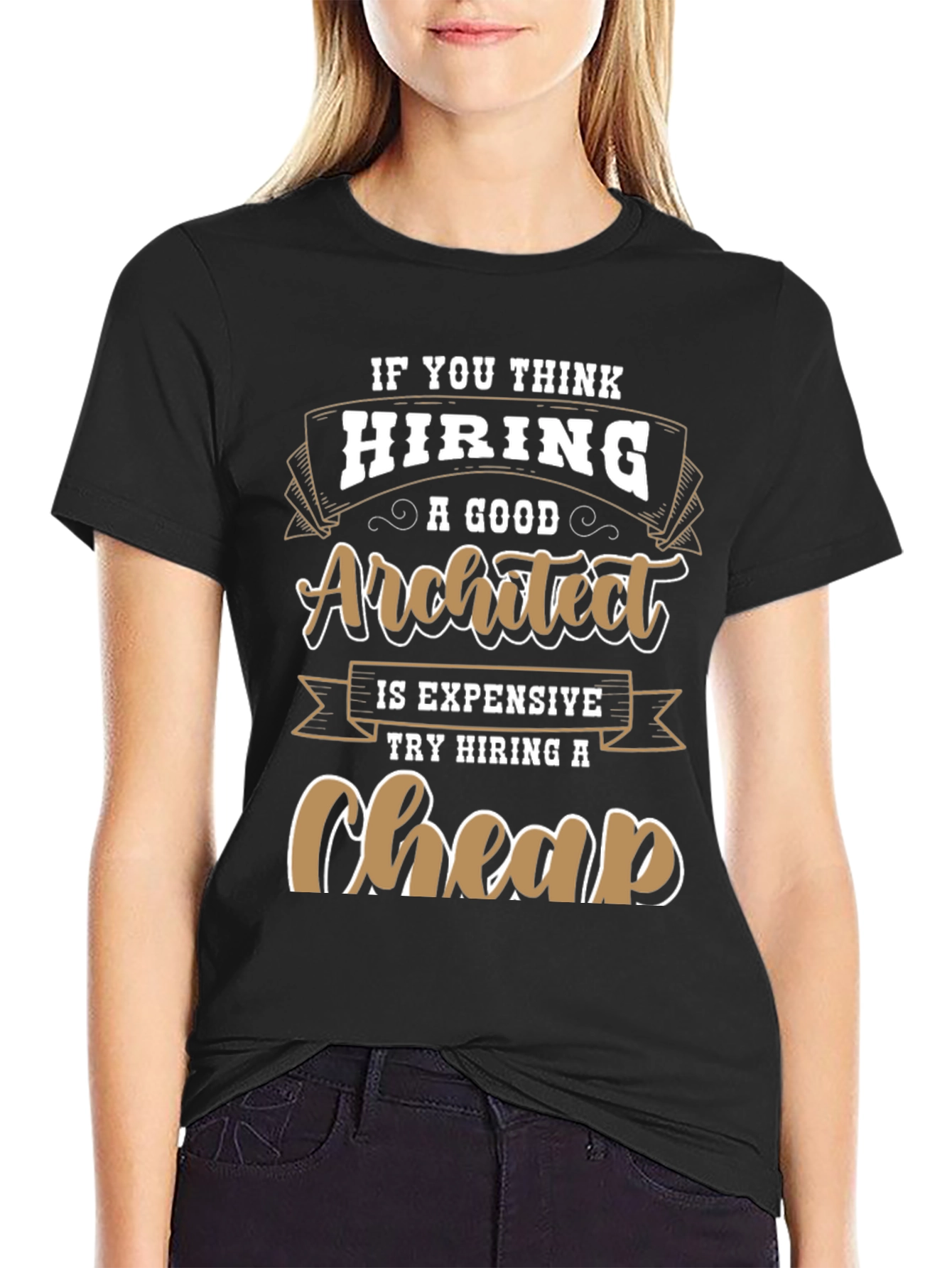 Architect Funny T-Shirt - Hiring a Good Architect Graphic Tee