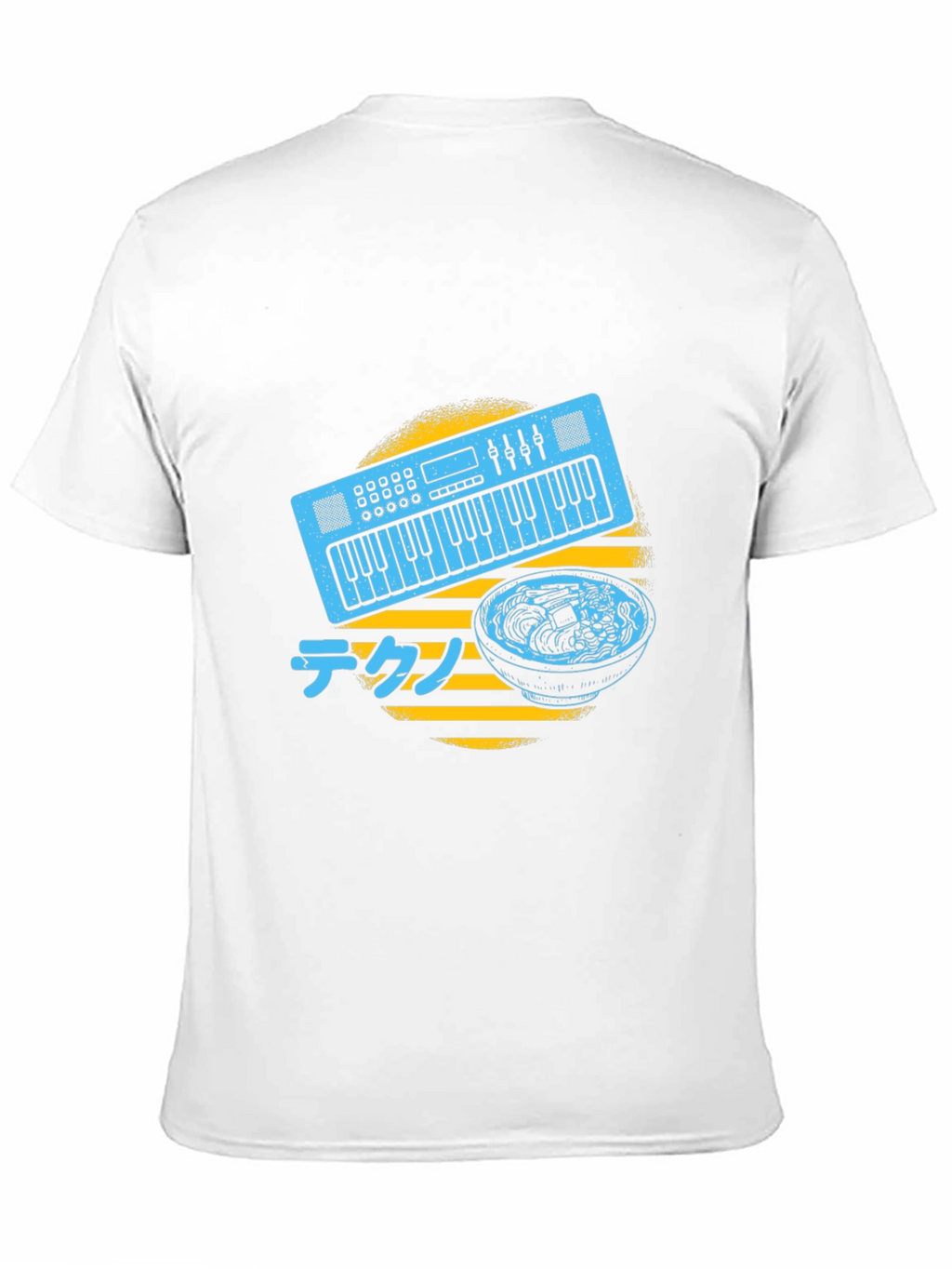 Synth Ramen T-Shirt - Musical Japanese Foodie Tee