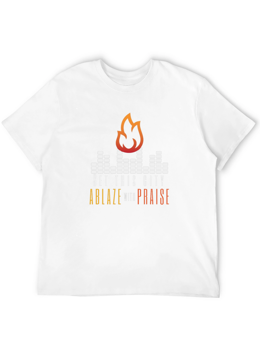 Set This City Ablaze Graphic Tee - Black