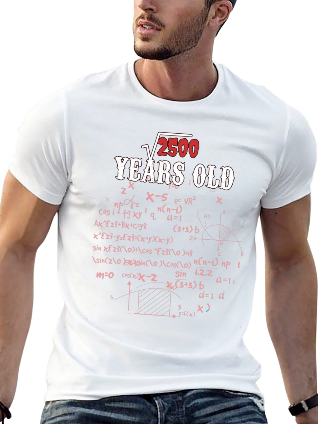50th Birthday Math Formula T-Shirt - Funny Gift