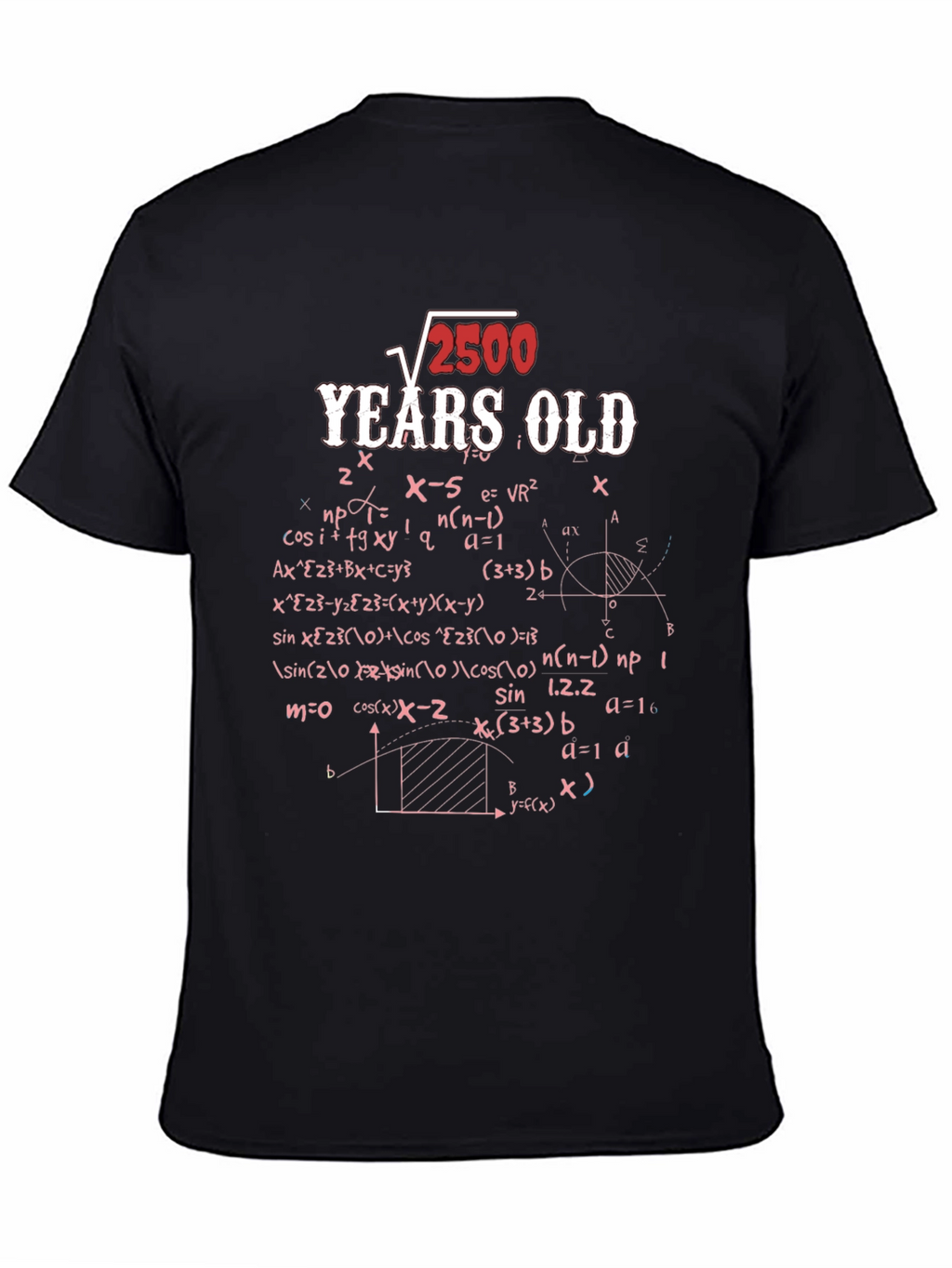 50th Birthday Math Formula T-Shirt - Funny Gift