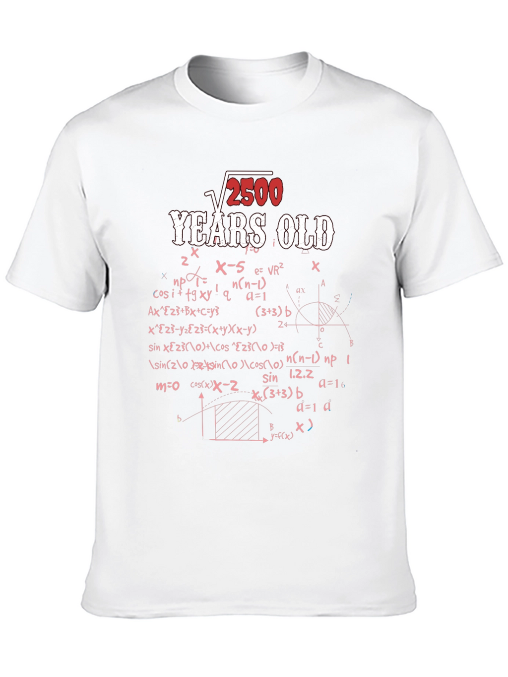 50th Birthday Math Formula T-Shirt - Funny Gift