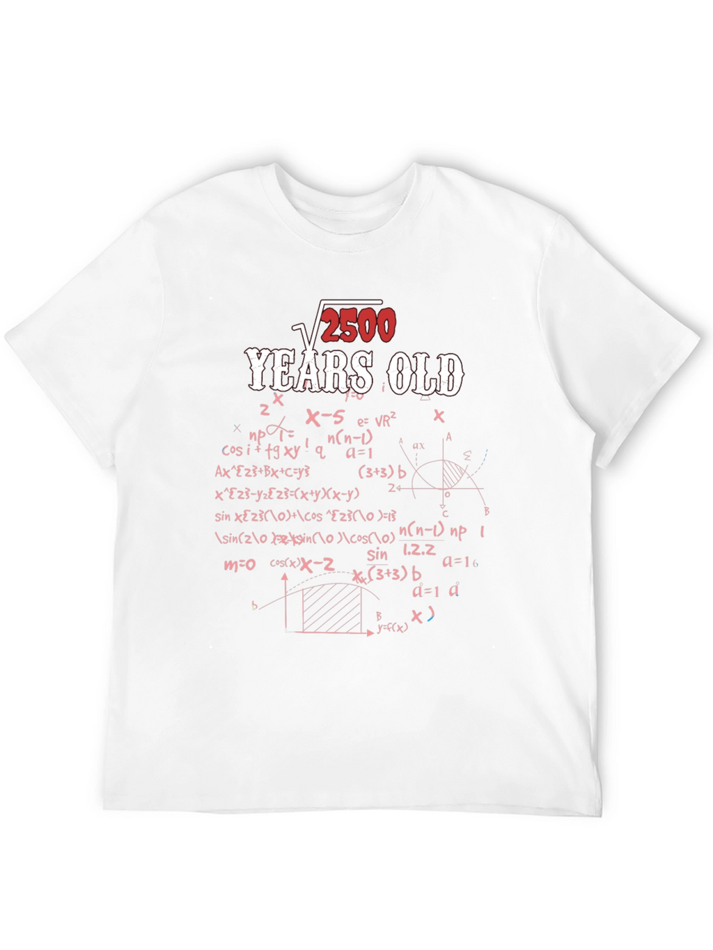 50th Birthday Math Formula T-Shirt - Funny Gift